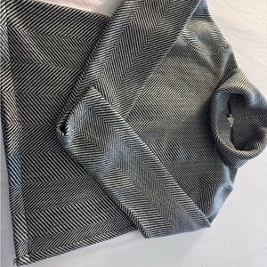 J. Crew Monochrome Herringbone Turtleneck Sweater